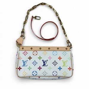 Louis Vuitton x Takashi Murakami Pochette Accessoires Multicolor Bag